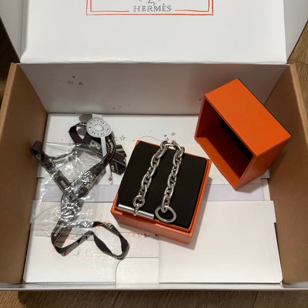 에르메스 샹달팔찌 미디움 사이즈 14링크