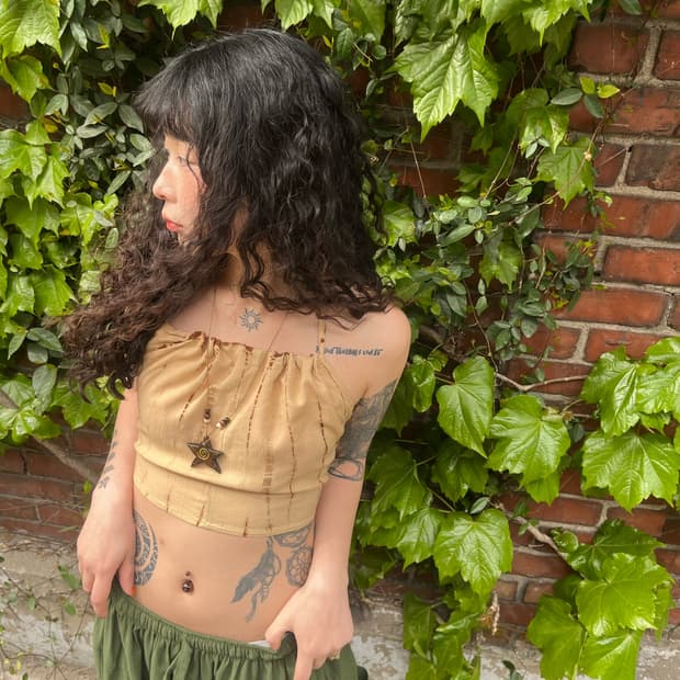 히피 타이다이 홀터넥