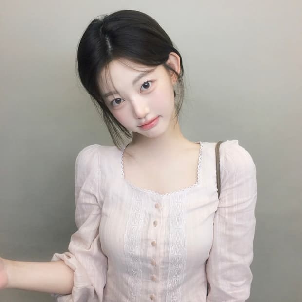 제니오 zaenio 펄 에스닉 블라우스 - 애프리콧 s