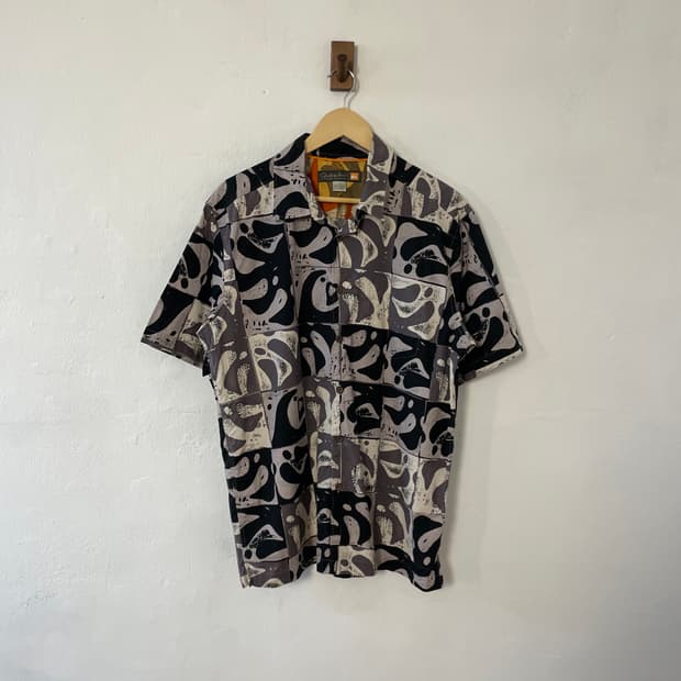 퀵실버 하와이안 셔츠 