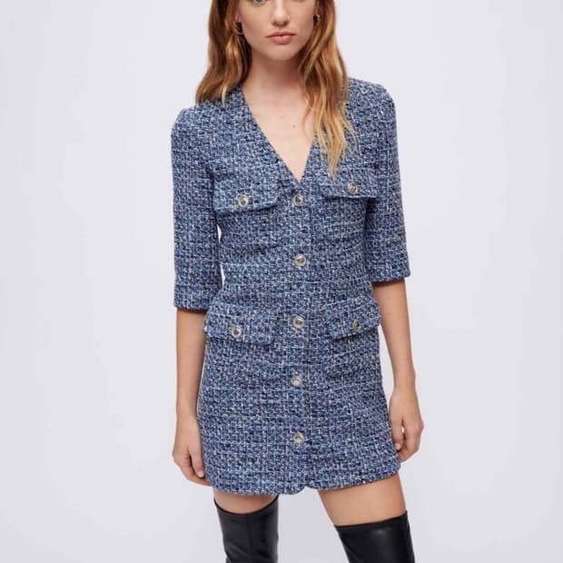 마쥬 원피스 트위드 원피스 36