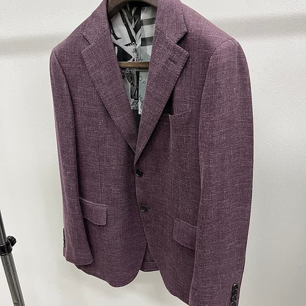 100) 닥스 퍼플 제냐 자켓 