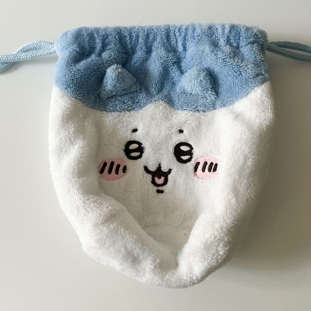 치이카와 하치와레 얼굴 복조리 파우치