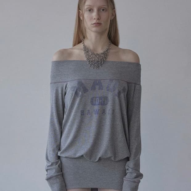 Sculptor Maui Off-Shoulder Dress Melange