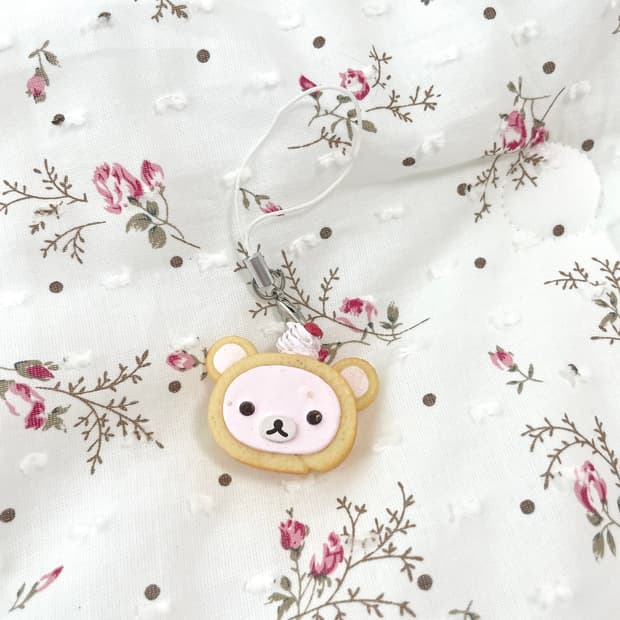 Korilakkuma코리락쿠마롤케익키링 고전코리락고전산엑스 코리락쿠마키링