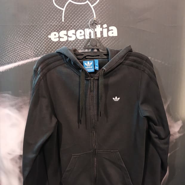 아디다스 파이어버드 후드집업 블랙