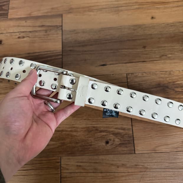 스투시 스터드 벨트 s/m