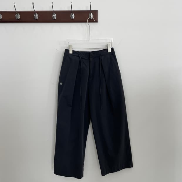 마땡킴 블랙 코튼 벌룬 팬츠 바지