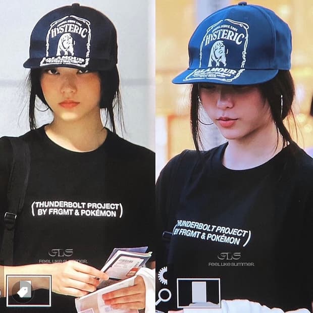 히스테릭글래머 HYS 위스키 자수 캡 모자 네이비