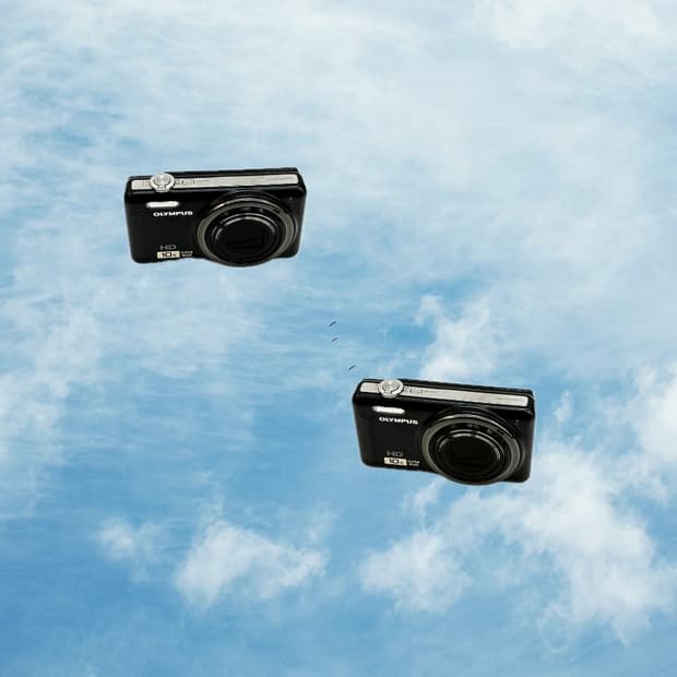 소프트포커스&풀박스!) Olympus VR-310 디카 카메라