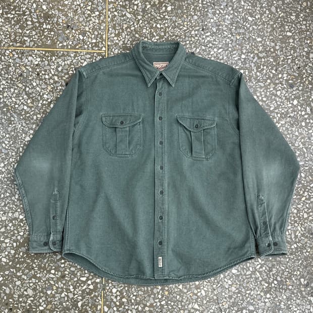 9~00s 울리치 코튼 워크 셔츠 L