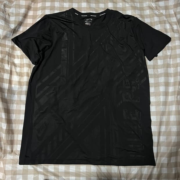 나이키 드라이핏 러닝 반팔 블랙 4XL 반팔티 런닝 운동복 트레이닝복