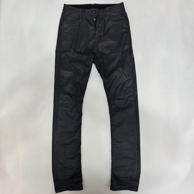 릭오웬스 다크쉐도우 디트로이트 컷 왁스 코팅 진 30