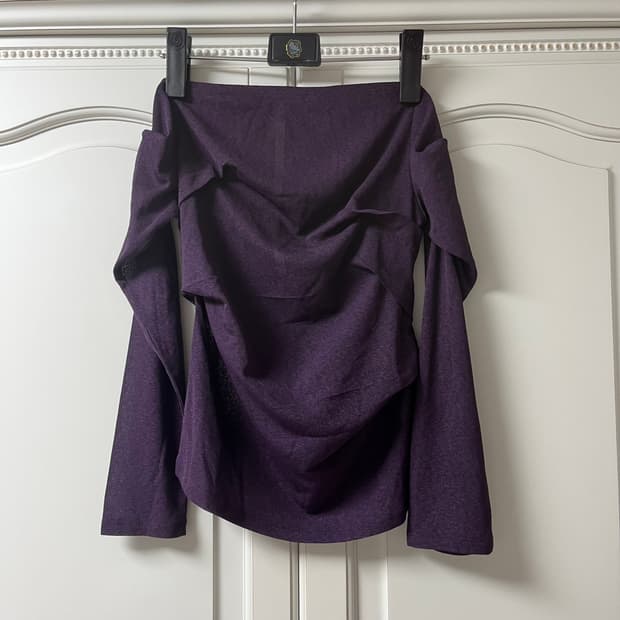 라라미미 오프숄더 7부 T