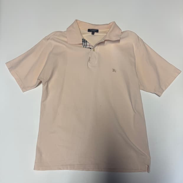버버리 리메이크 커스텀 폴로 반팔 카라티 S ~ M
