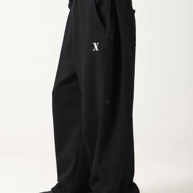 어반드레스 스냅 와이드 팬츠 AV Snap Wide Pants BLACK