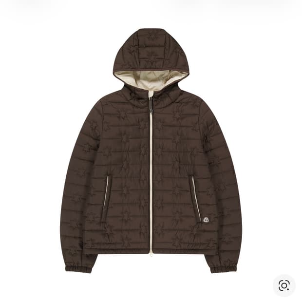 코이세이오 플러피 라이트 패디드 재킷 브라운