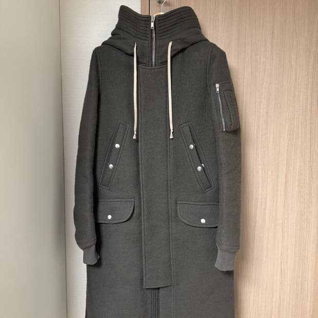 릭오웬스 메가 파카 mega parka dust