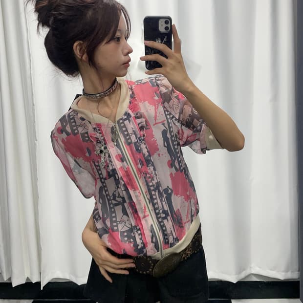 🎸핑크 프린팅 자켓🎸