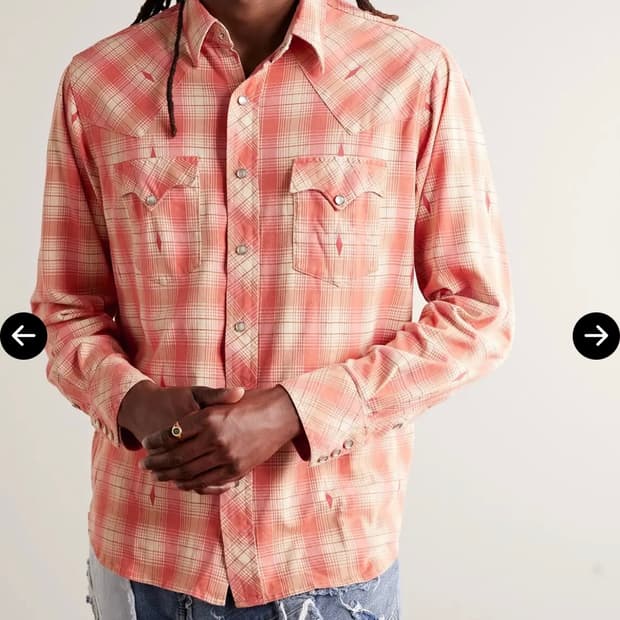 RRL 웨스턴 셔츠 L