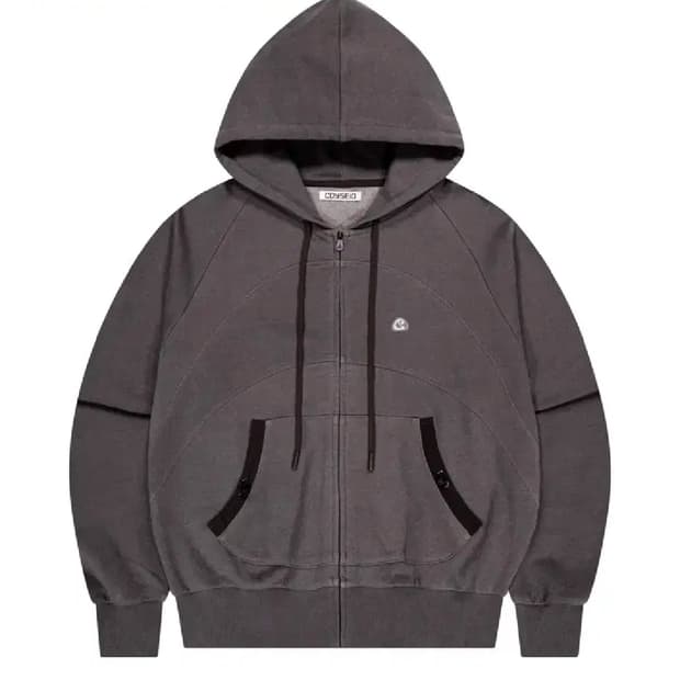 코이세이오 스트링 후드집업 와인