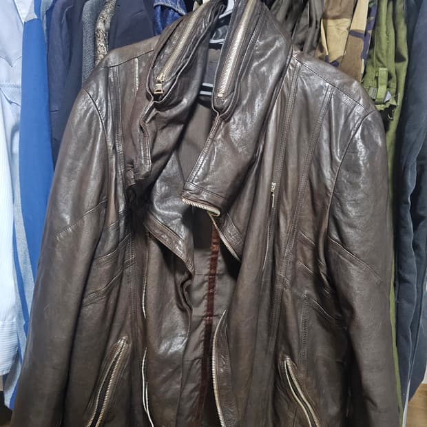 램스킨 가죽 자켓