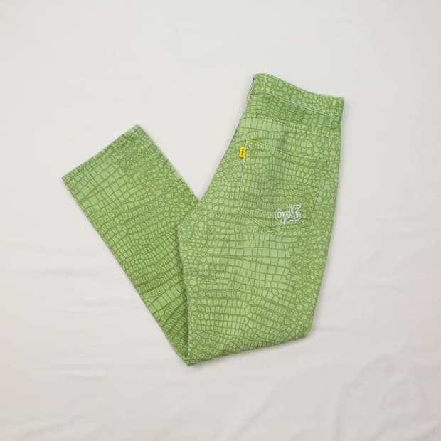 18FW 골프왕 앨리게이터 데님 팬츠