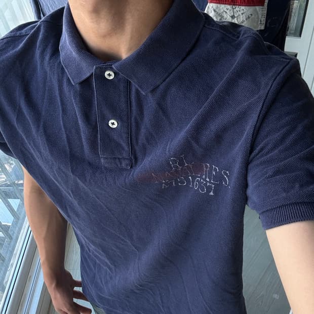 폴로 랄프로렌 패치 카라반팔 커스텀핏 L