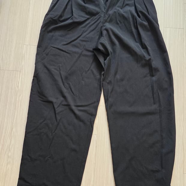 주앙옴므 와이드 슬랙스 블랙 S