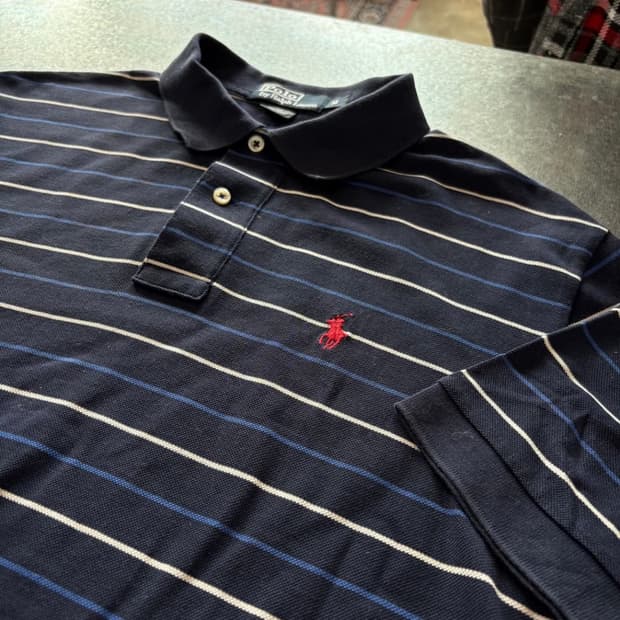 빈티지 폴로 반팔셔츠 m