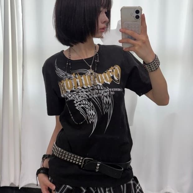 🎸재패니즈 프린팅 블랙 티셔츠🎸
