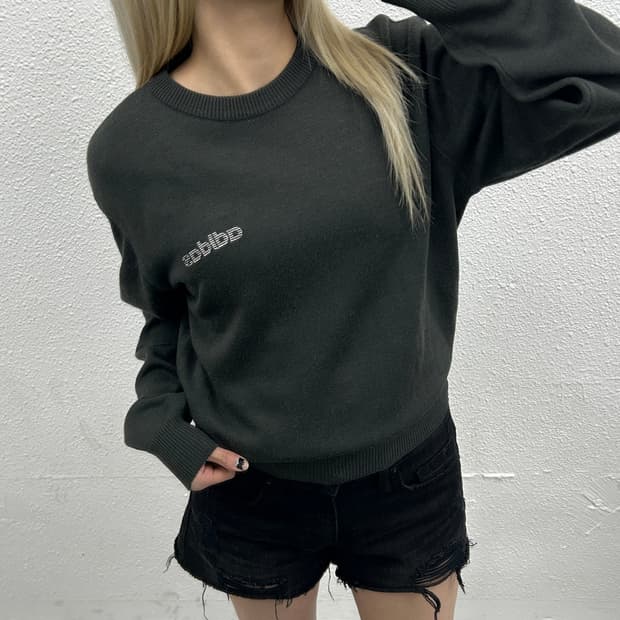 아디다스 90's 스펠아웃 차콜 니트 95