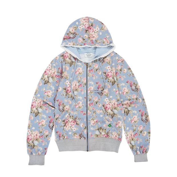 노컨텐츠 flower lace zip-up 플라워 레이스 집업