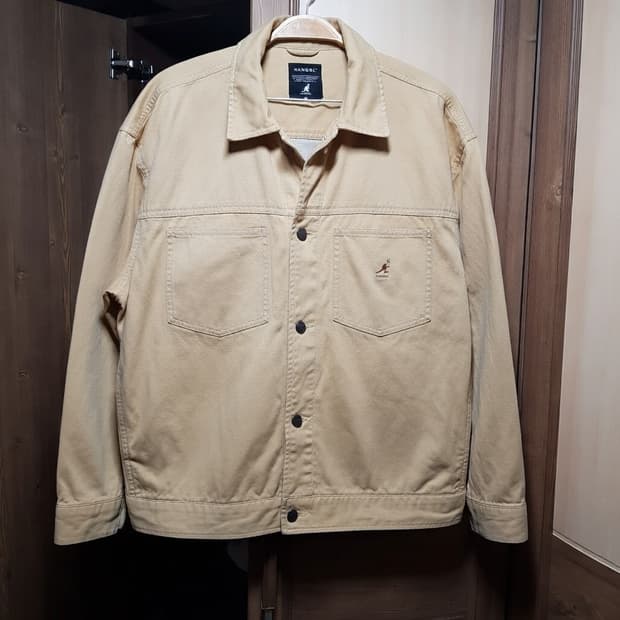 XL / 캉골 / 면데님 트러커자켓/베이지/와란/ 