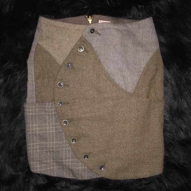 Kapital wool skirt 캐피탈 울 미디 스커트 1