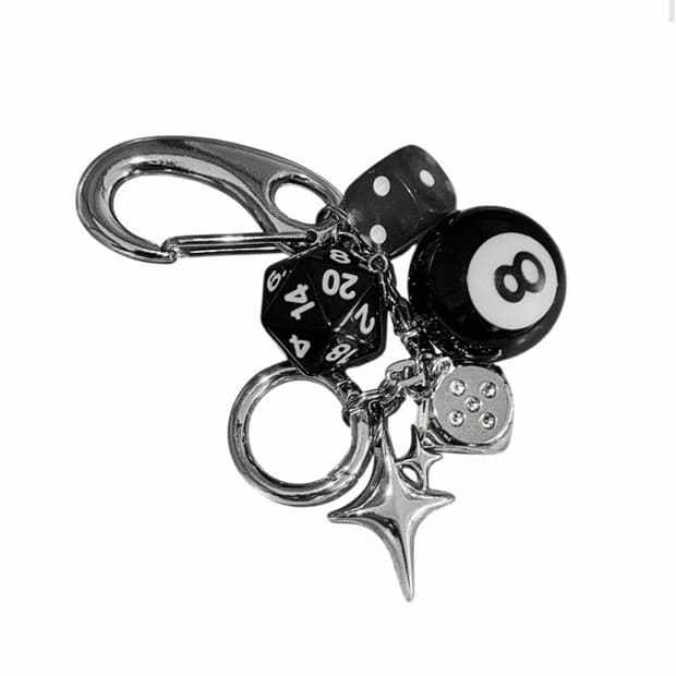 에잇볼 멀티 키링