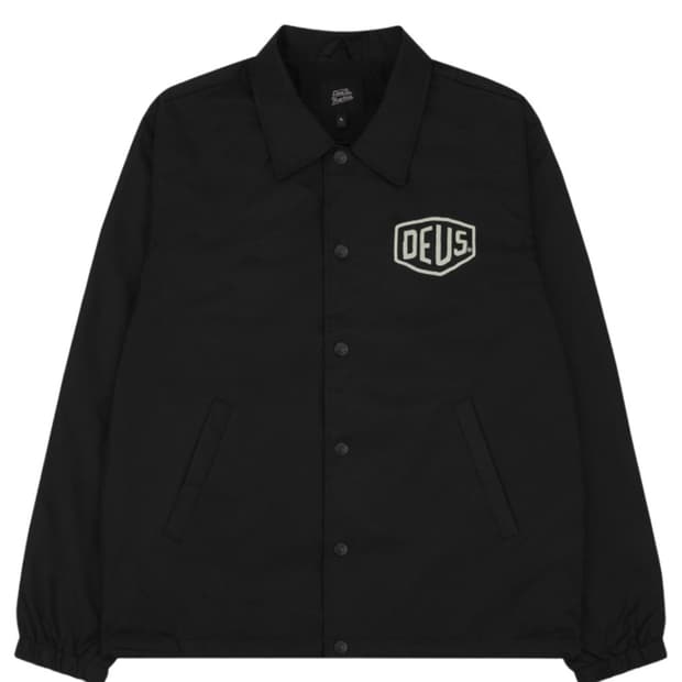 데우스 엑스 마키나 도쿄 아사쿠사 어드레스 코치 자켓 블랙