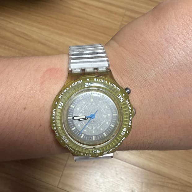 [빈티지 스와치] 90‘s 생산 스쿠버다이버 