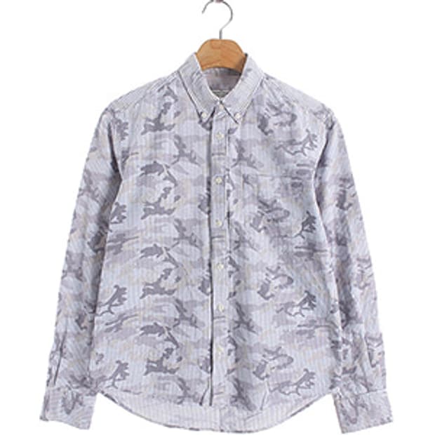 GLOBAL WORK
카모 & 스트라이프 셔츠
(SIZE : S)
