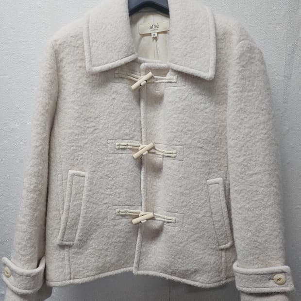 아떼 바네사브루르노 떡볶이 코트 아이보리 36