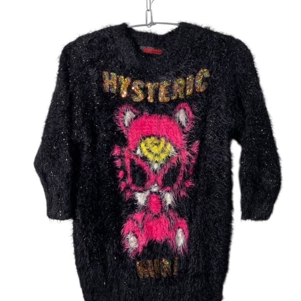 hysteric 헤어리 니트