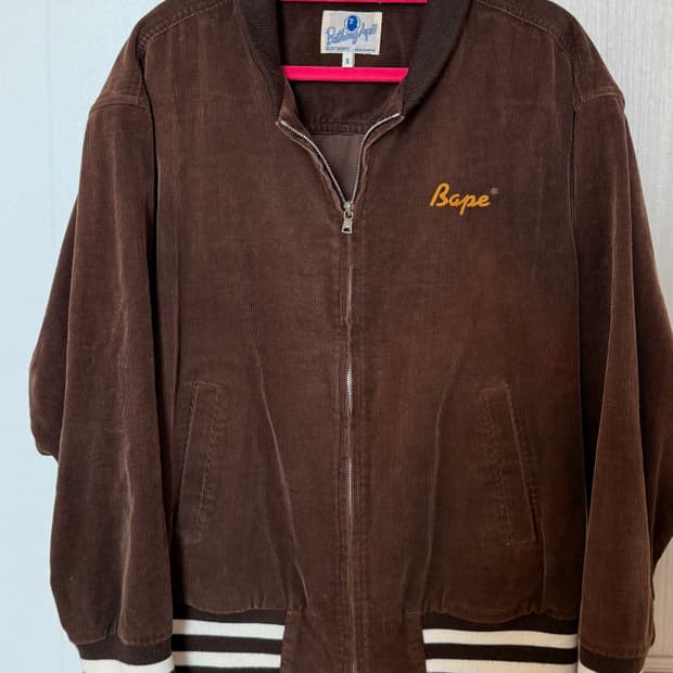 베이프 바시키 코듀로이 자켓