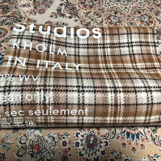 아크네 스튜디오 타탄체크 머플러