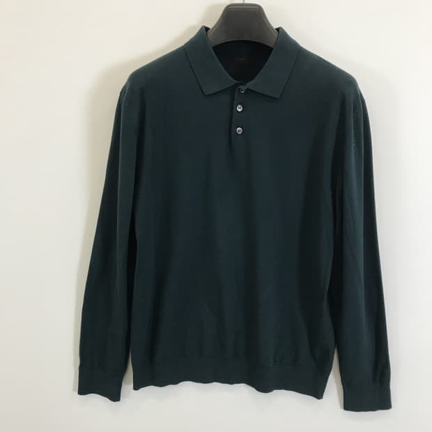 타임옴므 니트카라티 다크그린 [105]