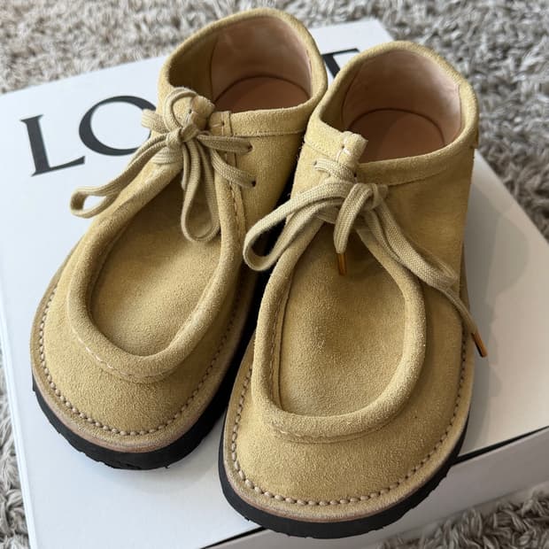 로에베 스웨이드 파로 faro 더비슈즈 Size 39IT