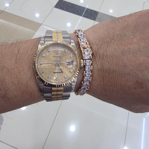 롤렉스 데이데이트 금통 다이아 시계 정품