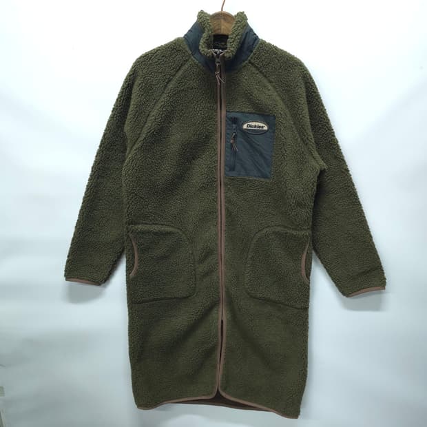 Dickies(디키즈) 롱 후리스 자켓 S 올리브