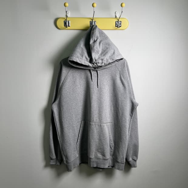 칼하트 그레이 래글런 후드티 XL