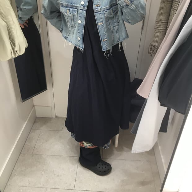 자라 크롭연청자켓