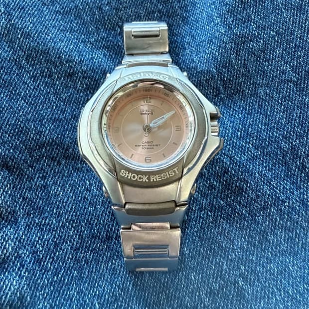 카시오 빈티지 베이비지 여성 시계 해